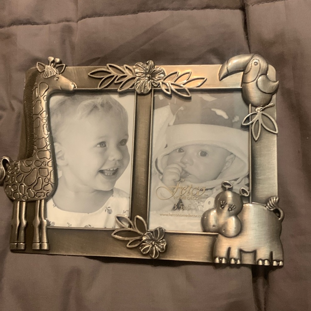 Chrome Baby photo frame- new in box